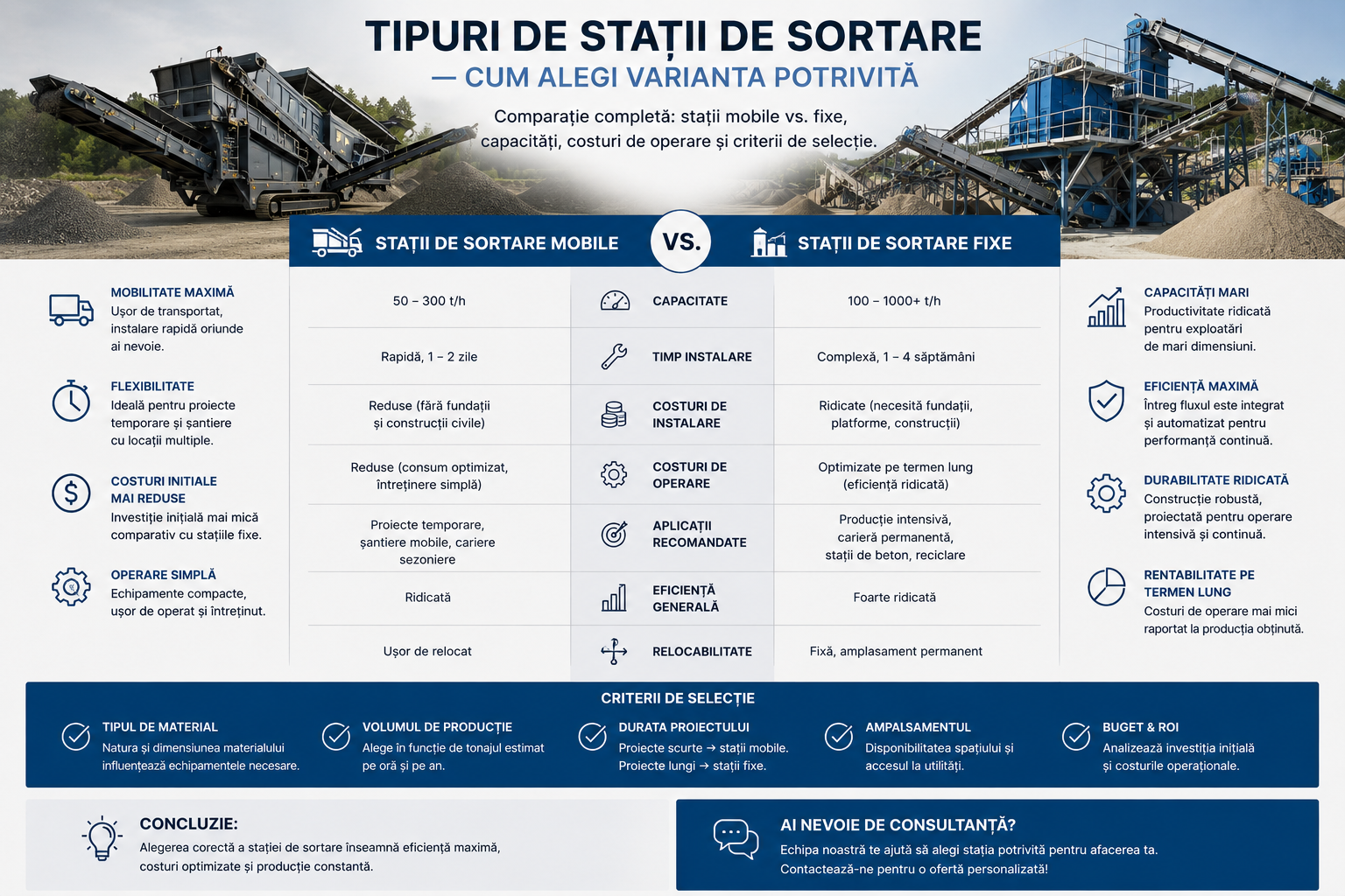 Statii de sortare